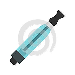 Electronic cigarette atomizer icon, flat style