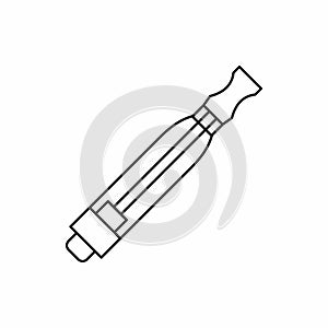 Electronic cigarette atomizer icon, outline style