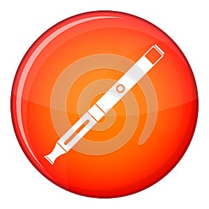 Electronic cigarette icon, flat style