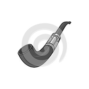 Electronic cigarette with nozzle icon
