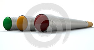 Electronic Cigarette Traffic Light Concept