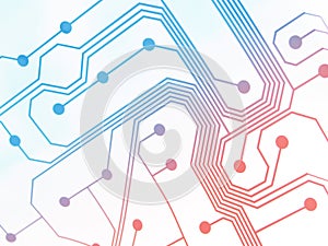 Elettronico scheda a circuito stampato 