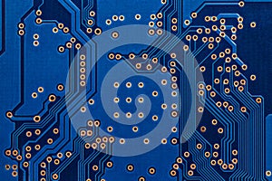 Electronic circuit board close up