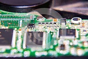 Electronic circuit Board of the computer