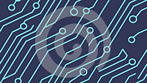 Electronic Circuit Board Pattern Vector Illustration, vector design Generative AI
