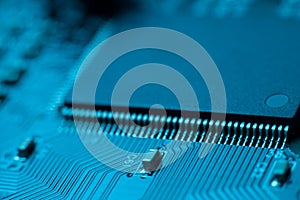 Electronic circuit board with processor