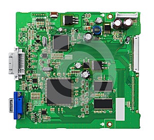 Electronic circuit board with processor