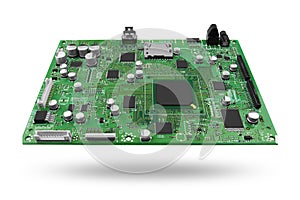 Electronic circuit board with processor