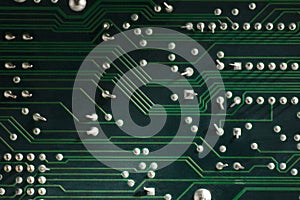 Electronic circuit board with processor