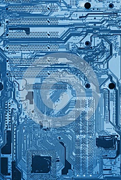 Electronic circuit board with processor X-ray