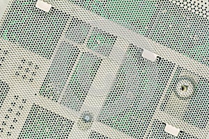 Electronic Circuit Board Rear Side Protective Perforated Metal Cover