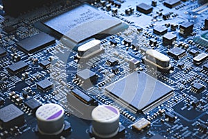 Electronic circuit board semiconductor and motherboard hardware