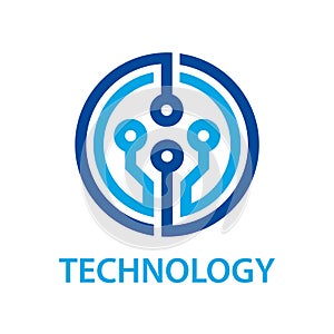 Electronic circuit board technology symbol