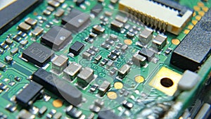 Electronic circuit boards with micro components