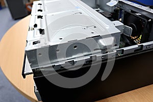 The electronic circuit and hardware contained in the CPU of a computer or PC