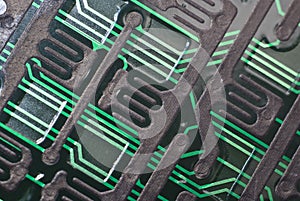 Electronic circuit plate