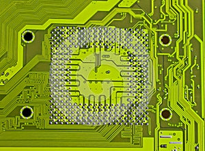 Electronic circuit processor socket