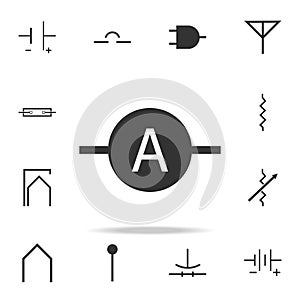 Electronic circuit symbol icon. Detailed set of web icons. Premium quality graphic design. One of the collection icons for website