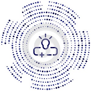 electronic circuit vector icon. electronic circuit editable stroke. electronic circuit linear symbol for use on web and mobile