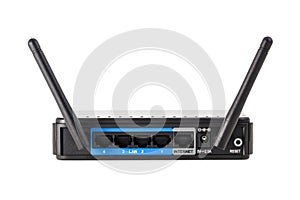 Electronic collection - black wireless internet network wi-fi router