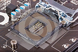 Electronic collection - Empty CPU socket