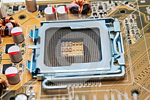 Electronic collection - Empty CPU socket