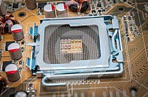 Electronic collection - Empty CPU socket