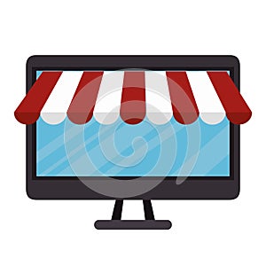 electronic commerce business icon