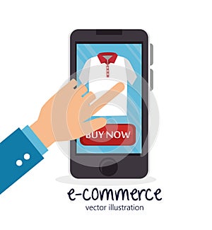 electronic commerce business icon