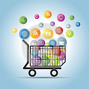 Electronic commerce on the Internet and social network