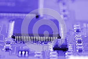 Electronic components photo