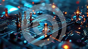 Electronic components, computer electronics