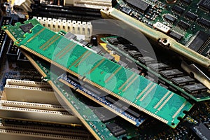 Electronic components, pc components: motherboards, disks, RAM m