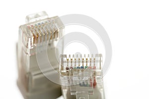 Electronic connection cable ethernet rj45