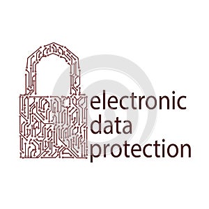 electronic data protection concept