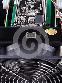 Electronic device at day