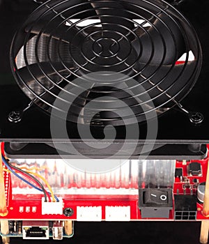 Electronic device at day