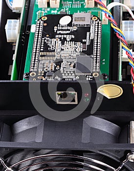 Electronic device at day