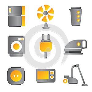Electronic device icons