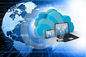 Electronic Devices with cloud server