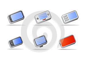 Electronic devices and phone icons