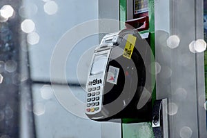 Electronic Draft Capture EDC machine for payment