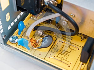 electronic elements in a power supply, electrical circuit components