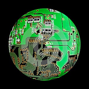 Electronic globe