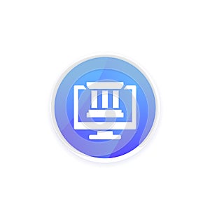 Electronic government icon for apps