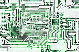 Electronic high-tech circuit board background