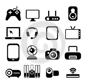 Electronic Icon Set