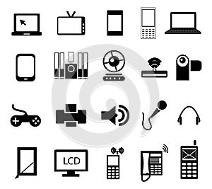 Electronic Icon Set