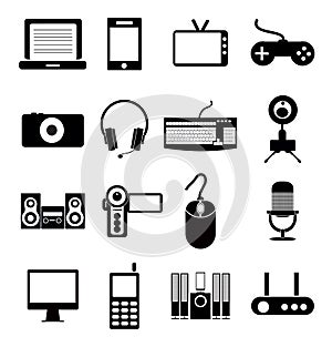 Electronic Icon Set