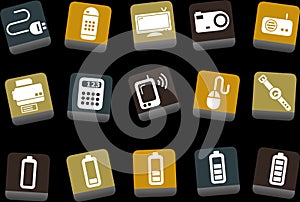 Electronic Icon Set